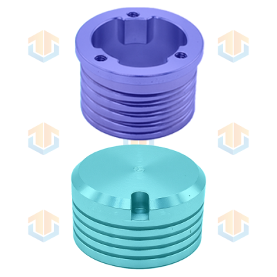 CNC數(shù)控車銑復合加工零件之陽極彩色卡位扣